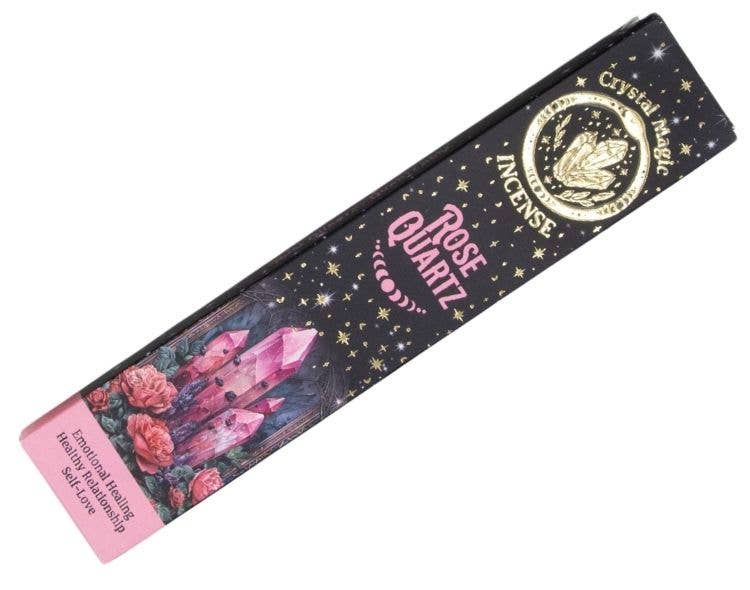 Rose Quartz Incense Sticks - Crystal Magic