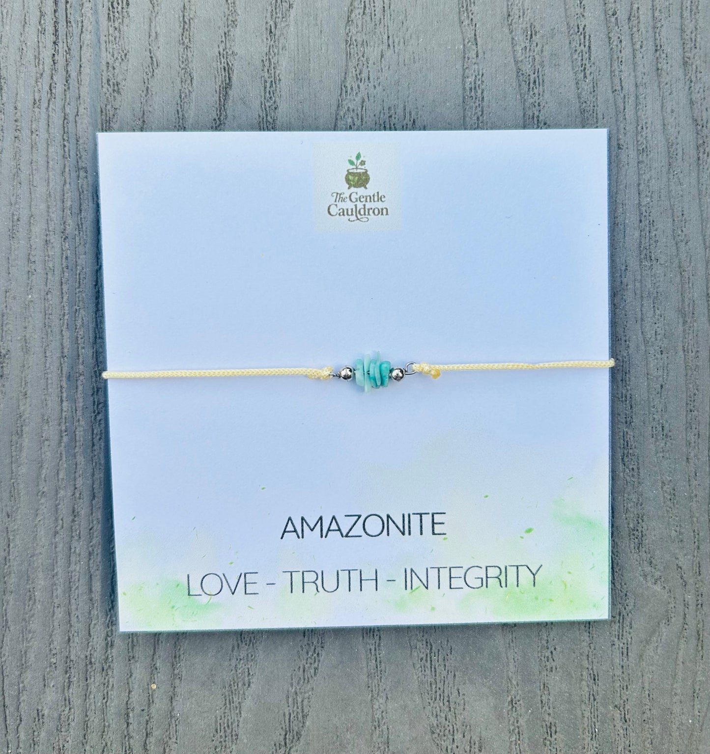 Amazonite Crystal Bracelet