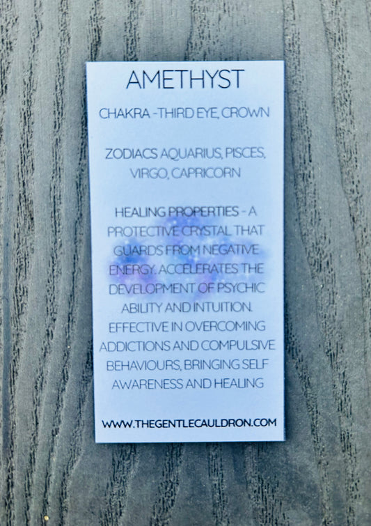 Amethyst Crystal Bracelet