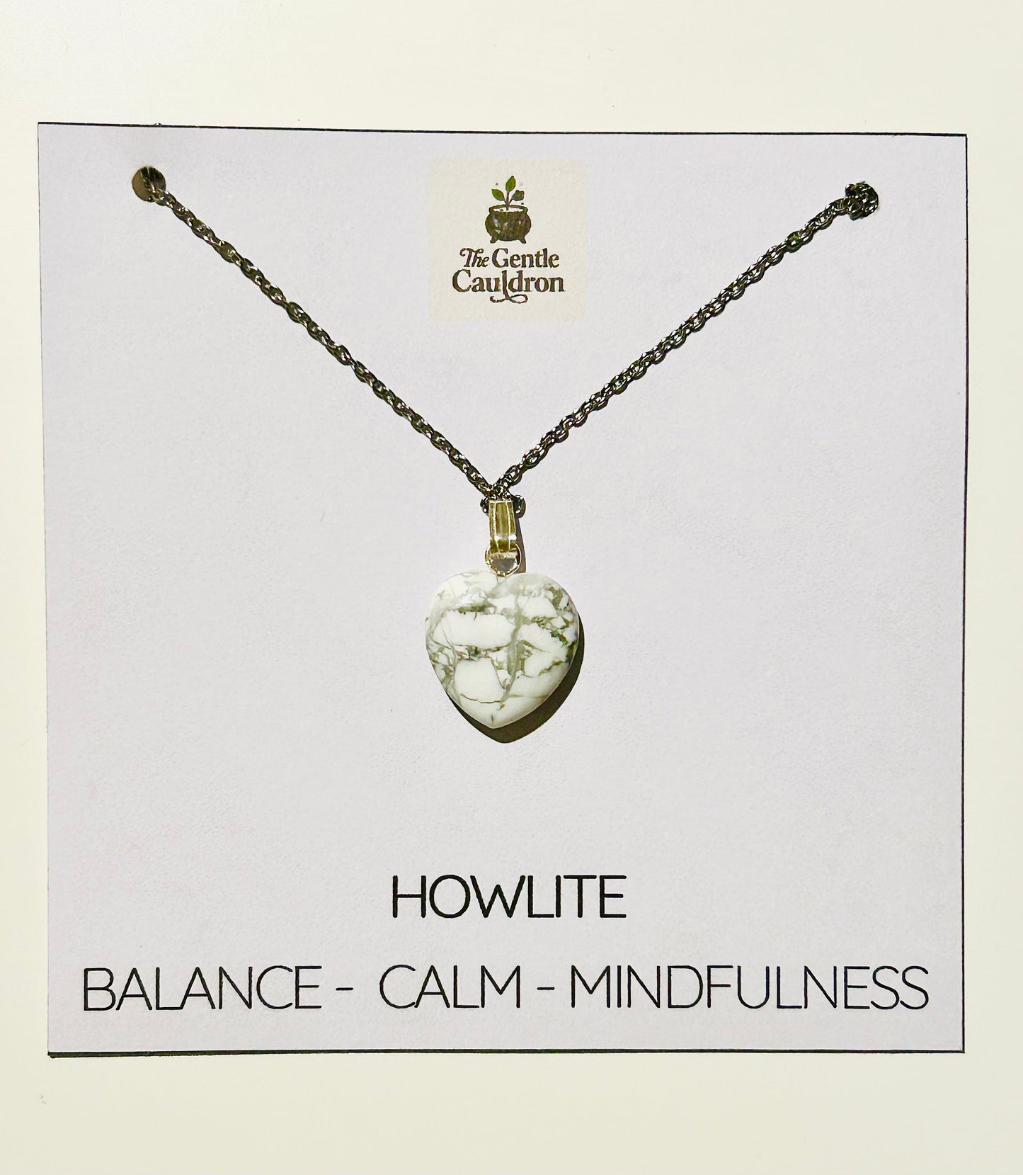 Howlite Crystal Necklace