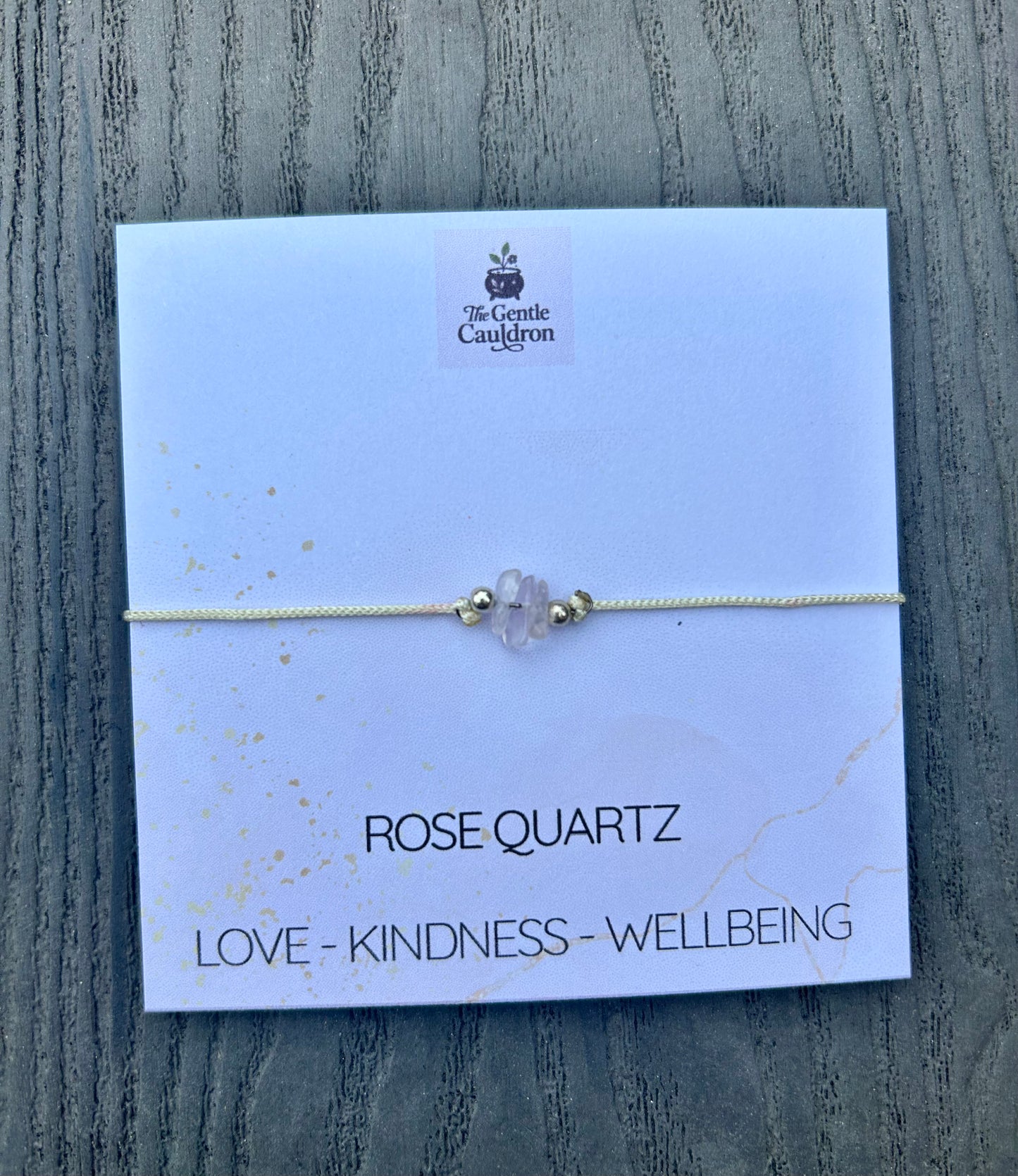 Rose Quartz Crystal Bracelet