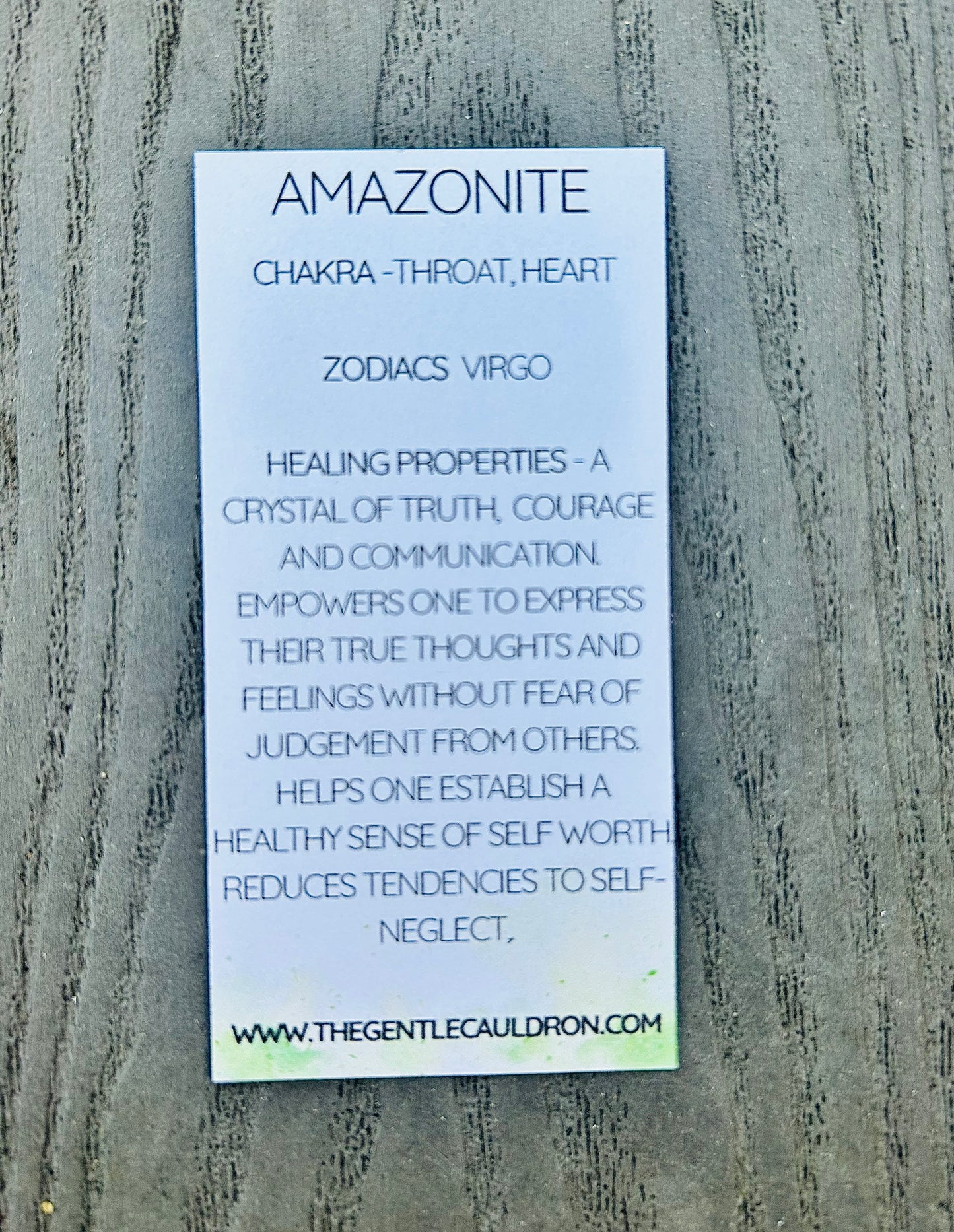 Amazonite  Crystal Bracelet