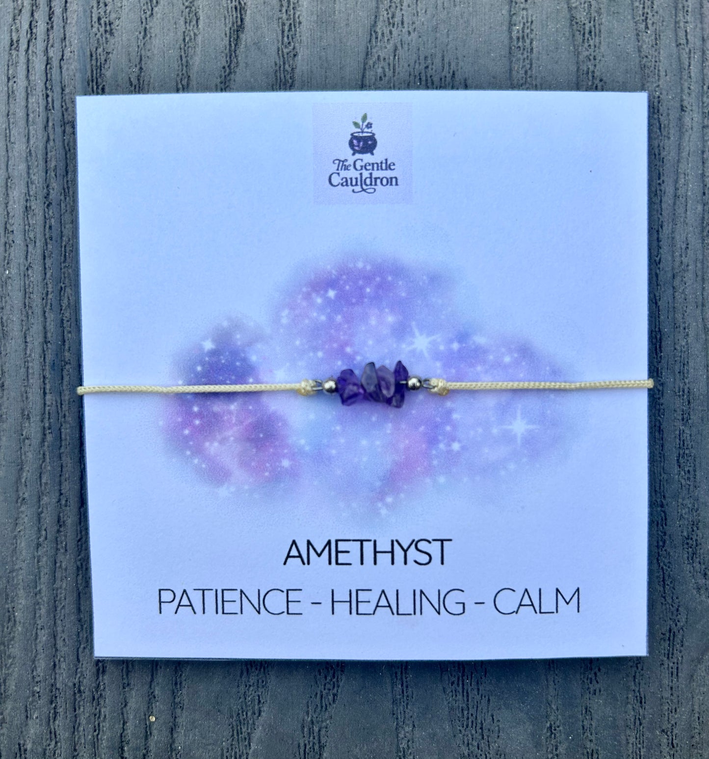 Amethyst Crystal Bracelet