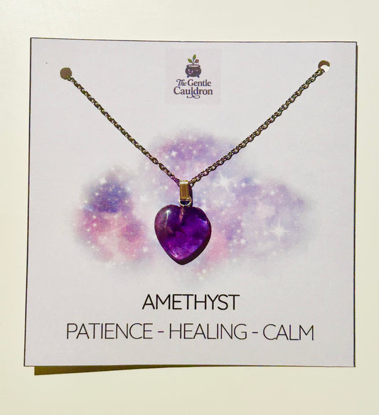Amethyst Crystal Necklace