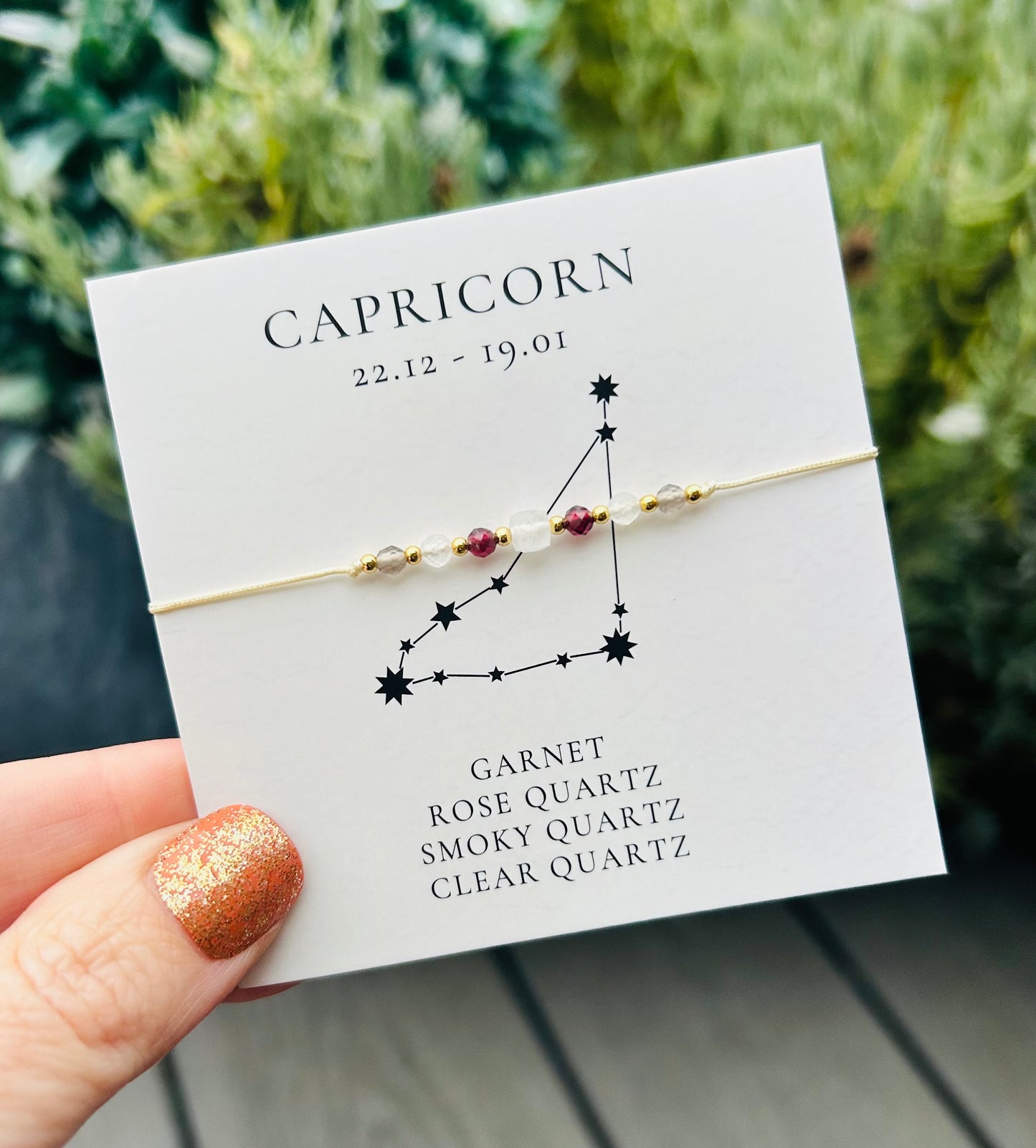 Capricorn Crystal Bracelet