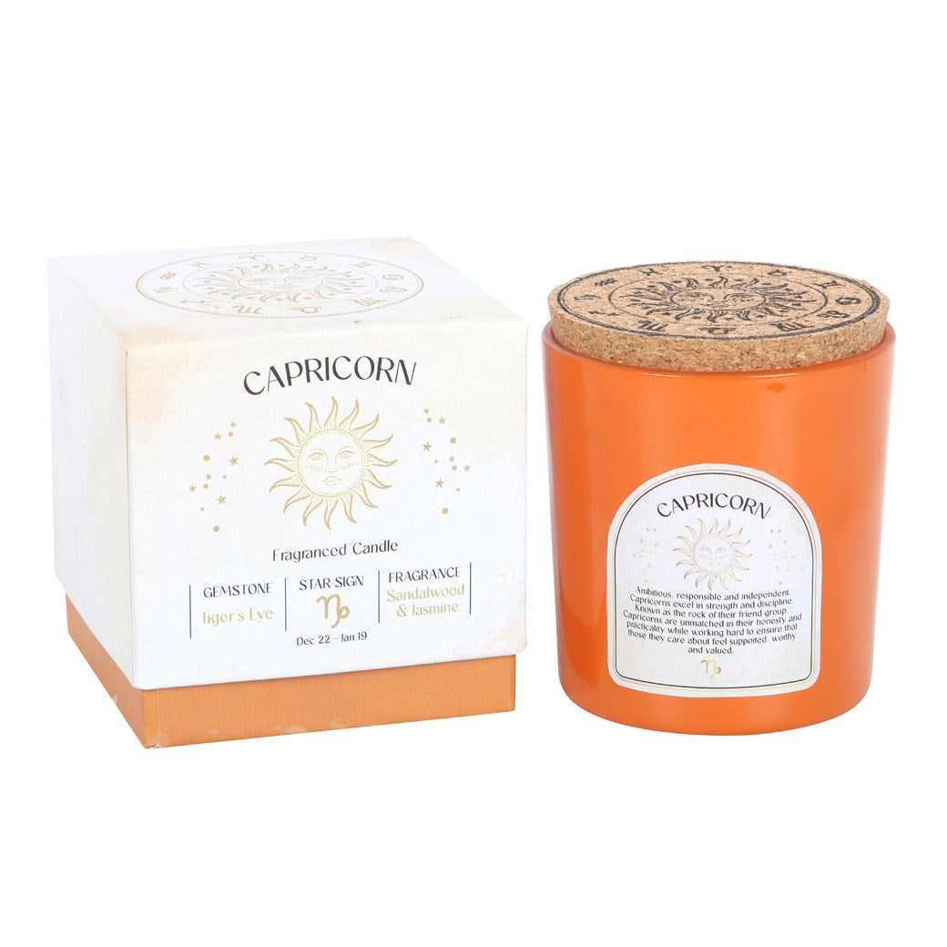 Capricorn Sandalwood and Jasmine Zodiac Candle