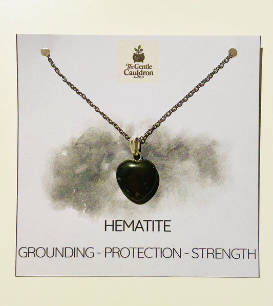Hematite Crystal Necklace