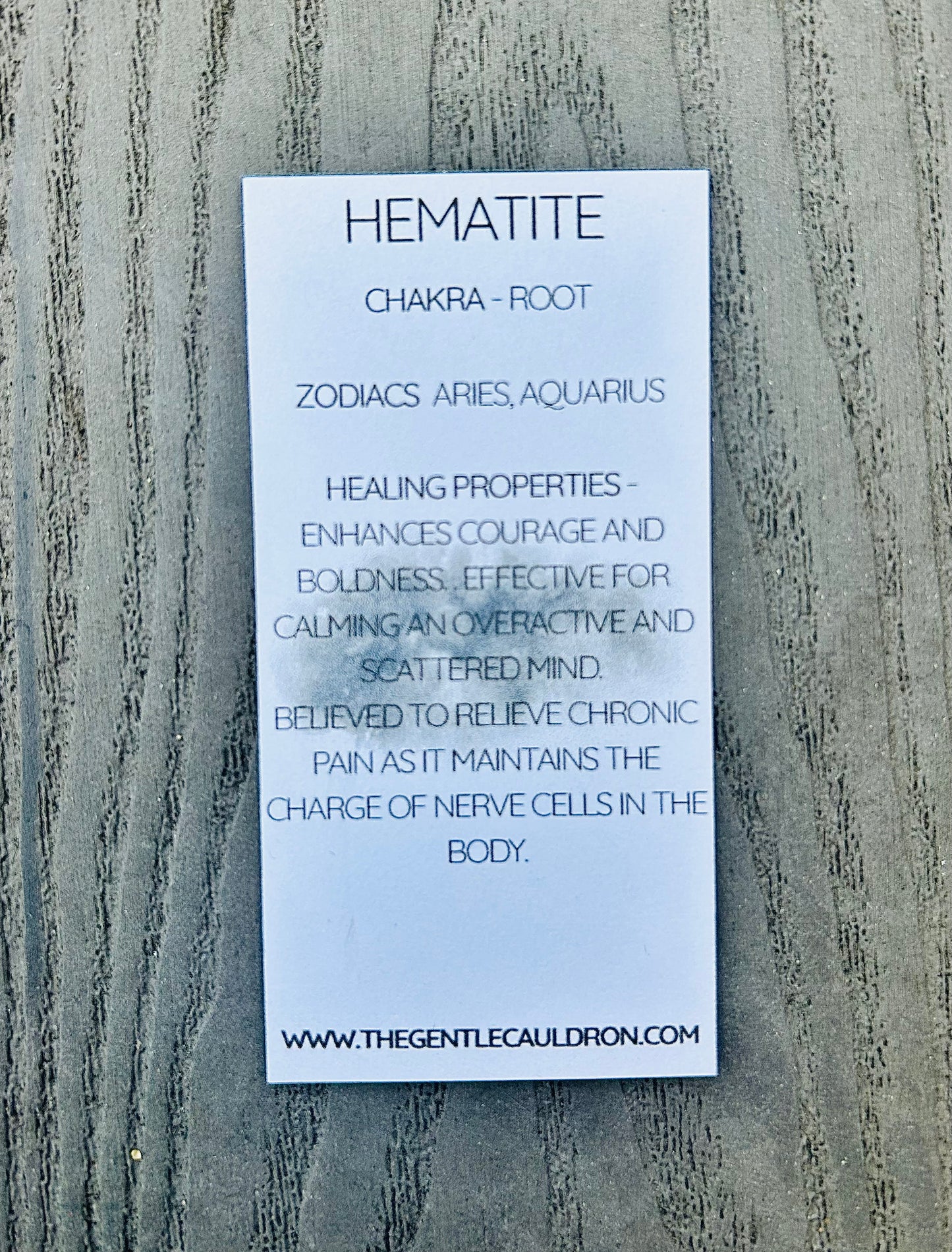 Hematite Crystal Bracelet