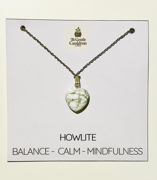 Howlite Crystal Necklace