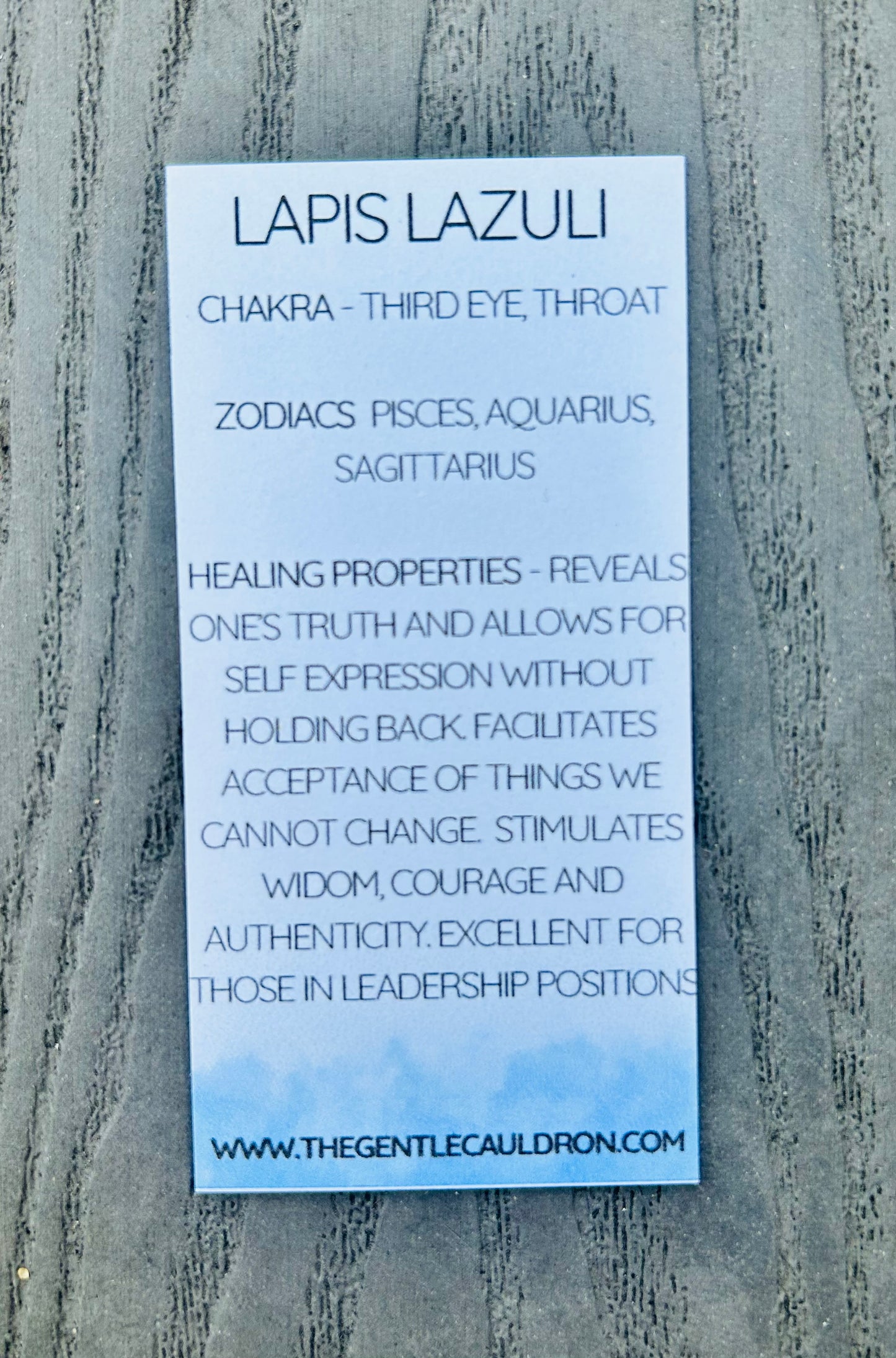 Lapis Lazuli Crystal Bracelet