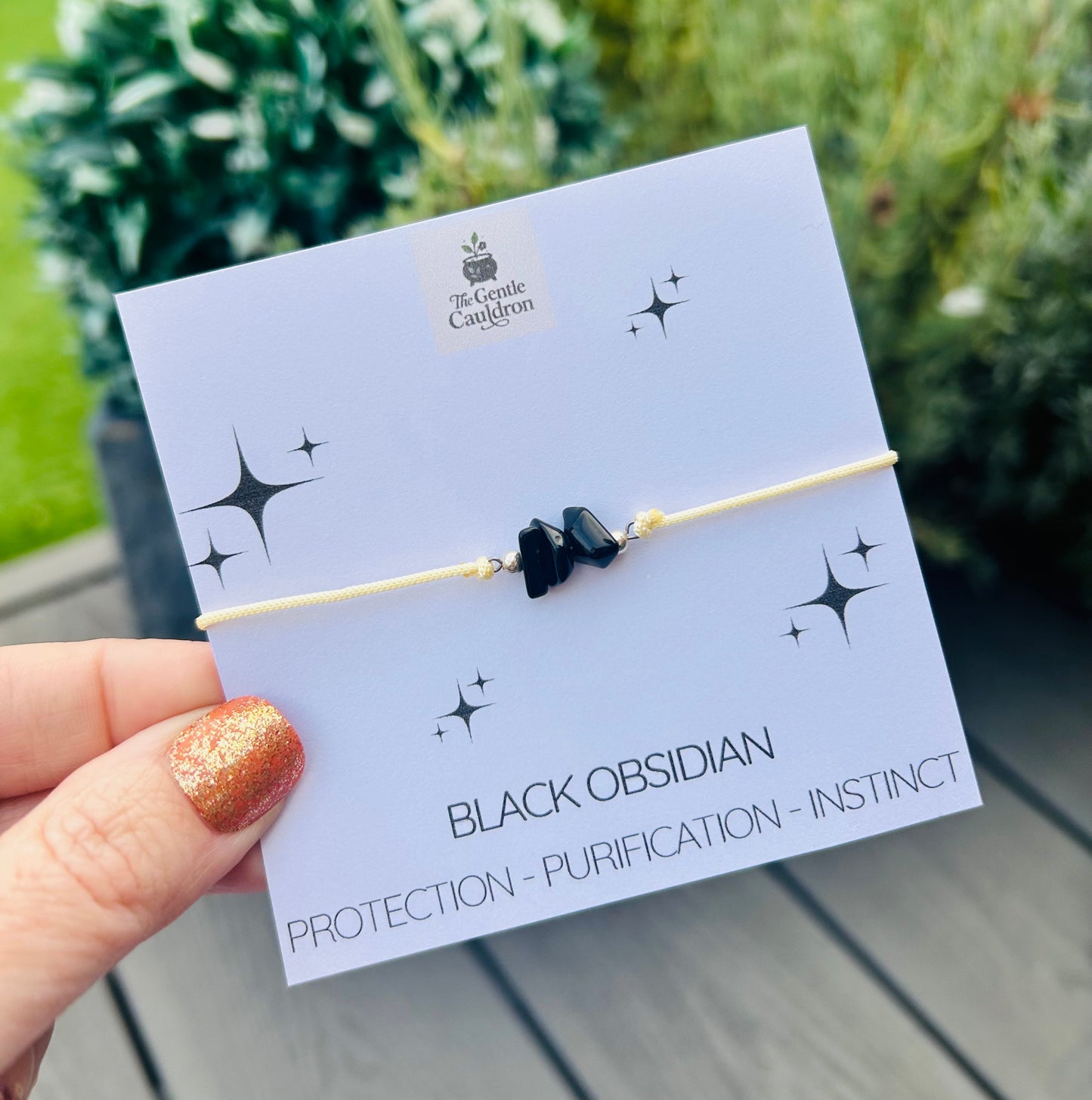 Obsidian Crystal Bracelet