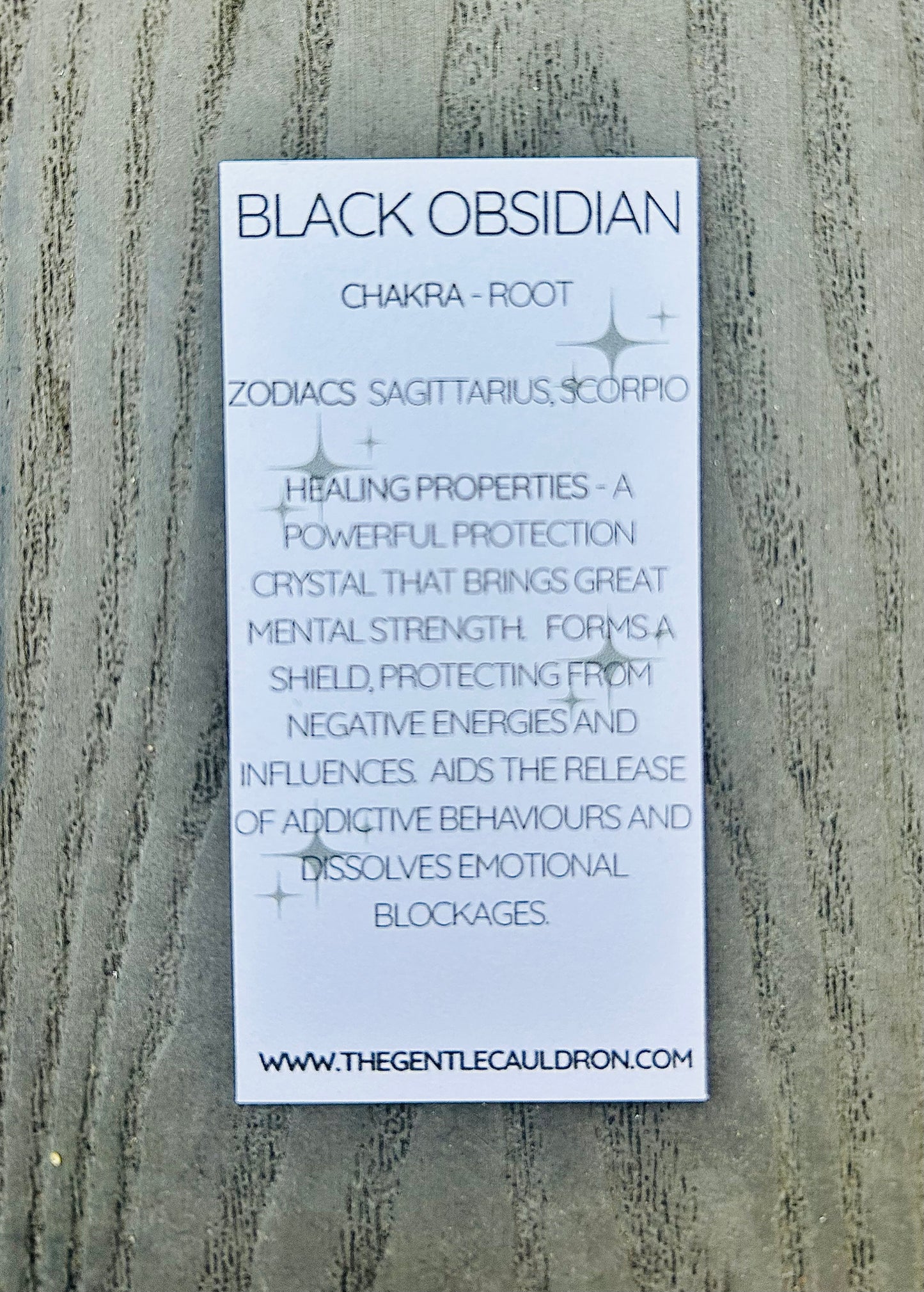 Obsidian Crystal Bracelet