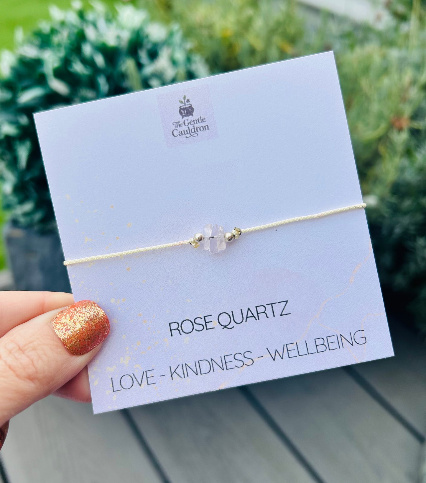 Rose Quartz Crystal Bracelet