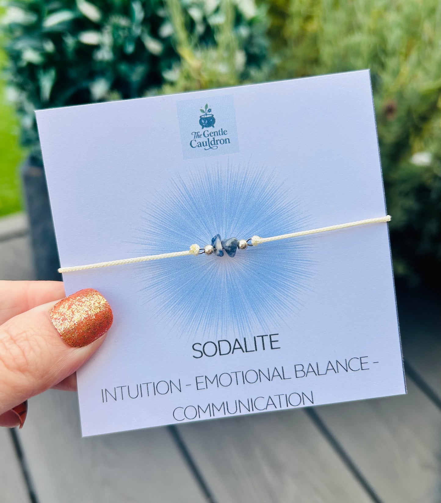 Sodalite Crystal Bracelet