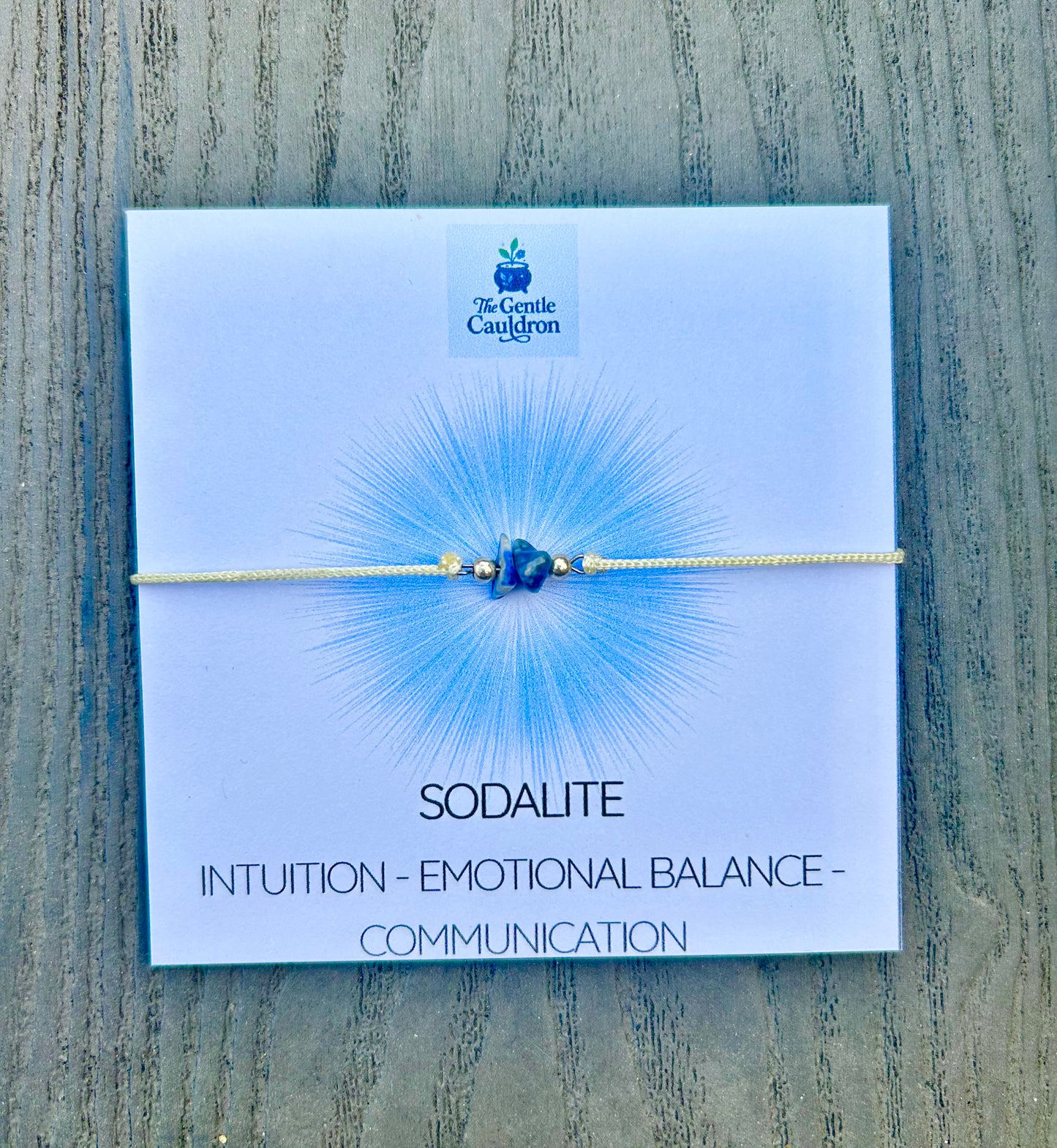 Sodalite Crystal Bracelet