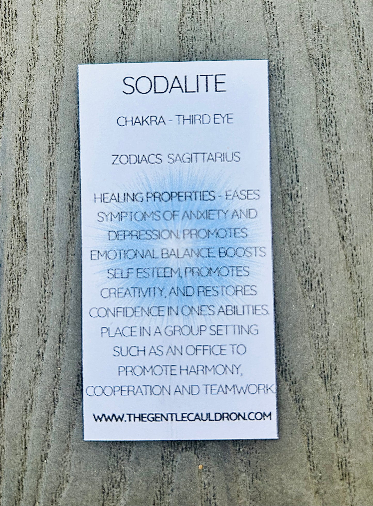 Sodalite Crystal Bracelet