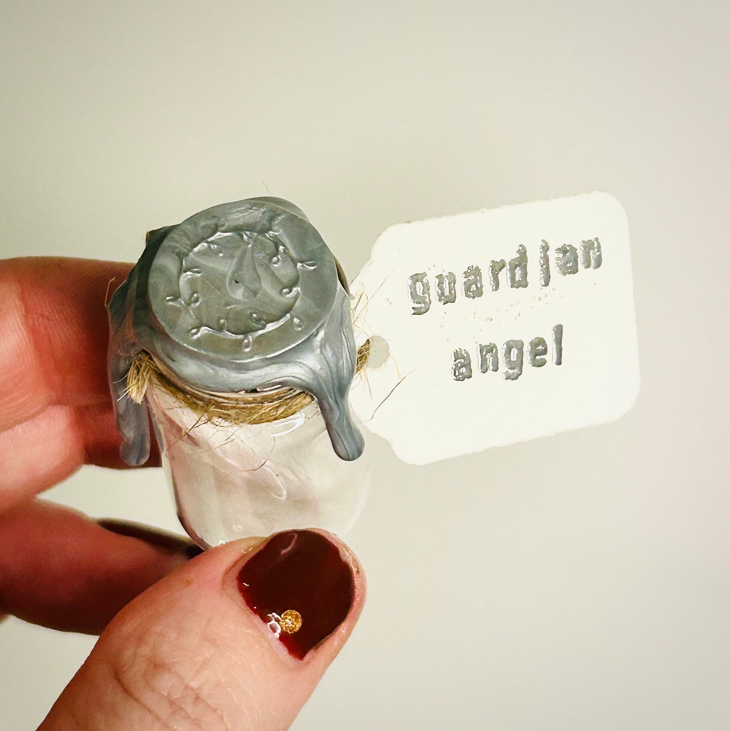 Guardian Angel feather jar