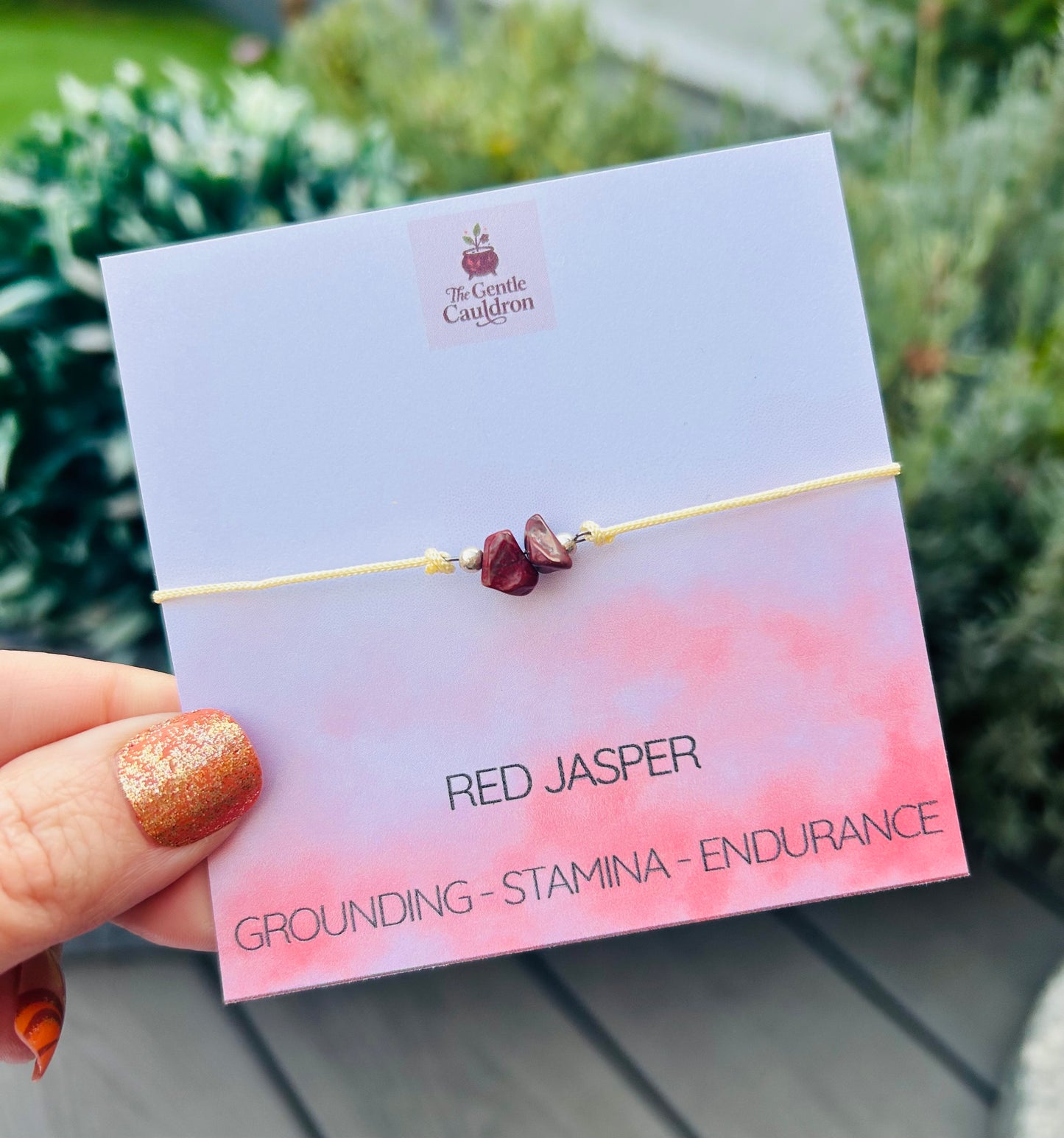 Red Jasper Crystal Bracelet