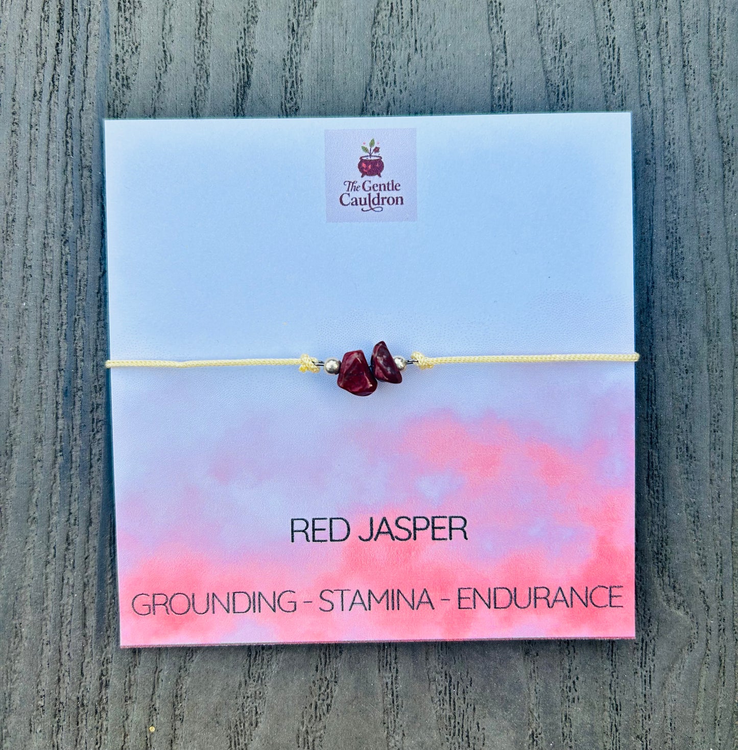 Red Jasper Crystal Bracelet